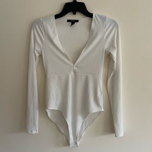 Forever 21 White Bodysuit